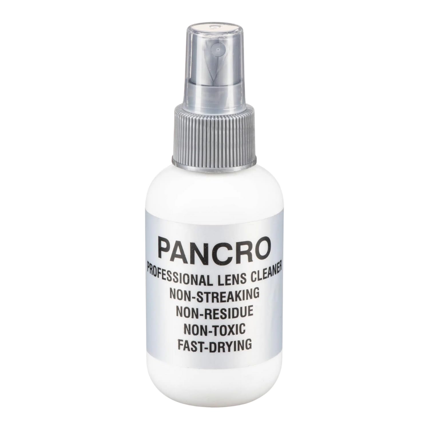 Pancro bouteille nettoyant lentilles professionnel pour une netteté accrue.