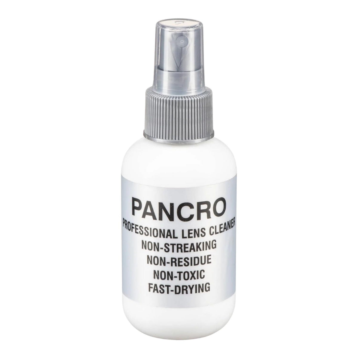 Pancro bouteille nettoyant lentilles professionnel pour une netteté accrue.