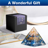 Pankósmios Pyramide Orgone, idéale pour relaxation et équilibre intérieur.