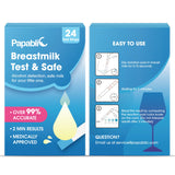 Papablic bandes-test alcool lait maternel: compatibilité avec un planning d’allaitement flexible