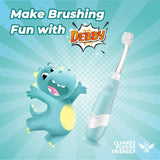 Papablic Debby brosse dentaire bébé 1-3 ans, vibrations douces et efficaces.