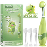 Papablic Max : brosse dentaire enfant 1-3 ans au design dinosaure et nettoyage doux.