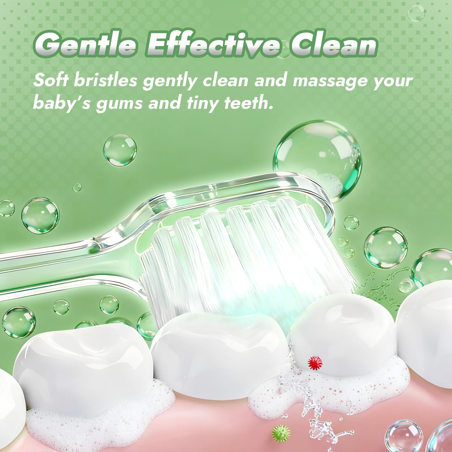 Papablic Max : vibrations soniques douces pour dents et gencives sensibles.