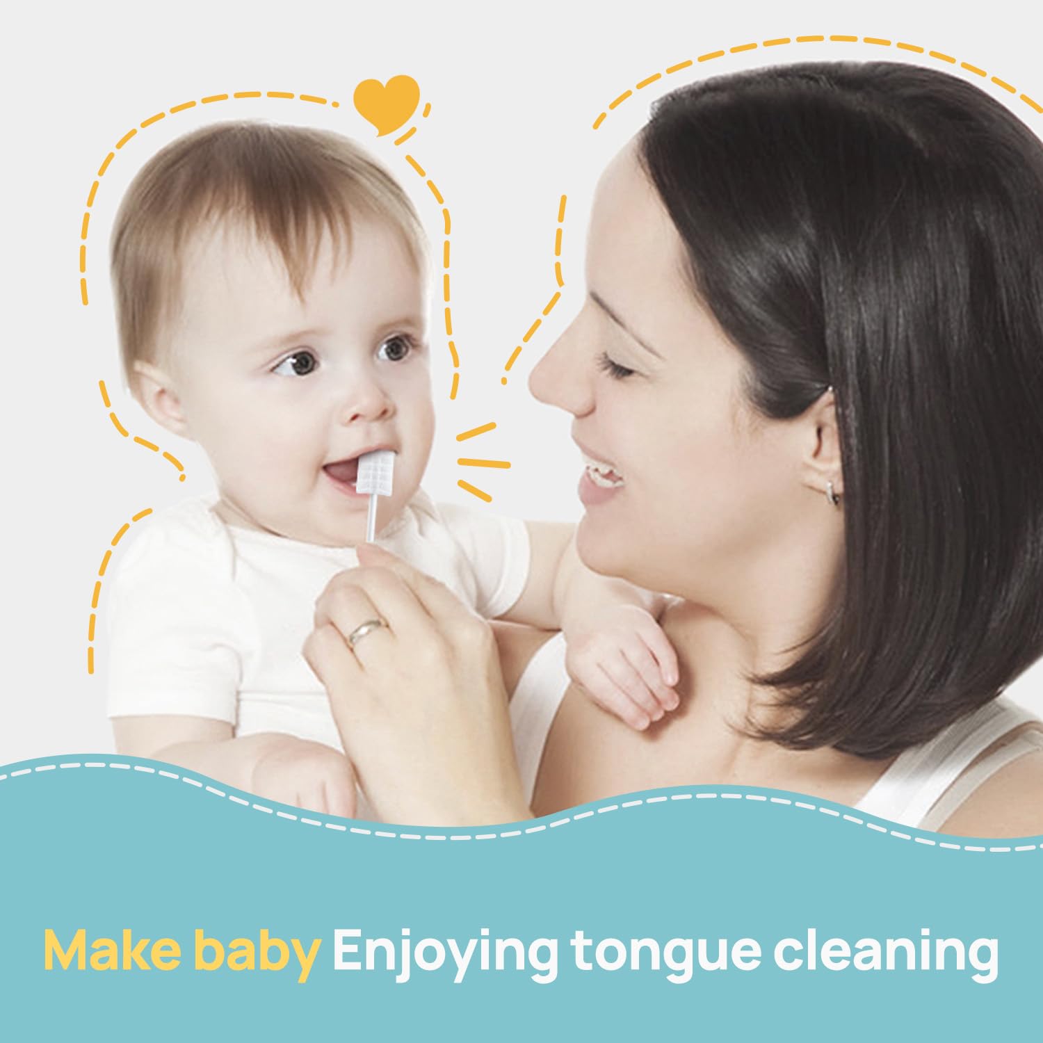 Papablic Nettoyeur langue bébé – produit CPSIA certifié pour une utilisation sécurisée.