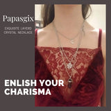 papasgix aventurine verte collier pierre pointe lumineuse pour touche naturelle et équilibrante