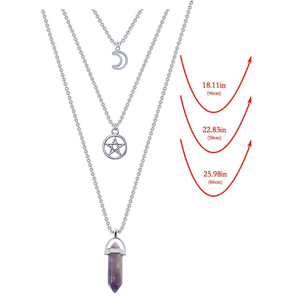 papasgix énergie cristaux collier ensemble de pierres pour ambiance de bien-être