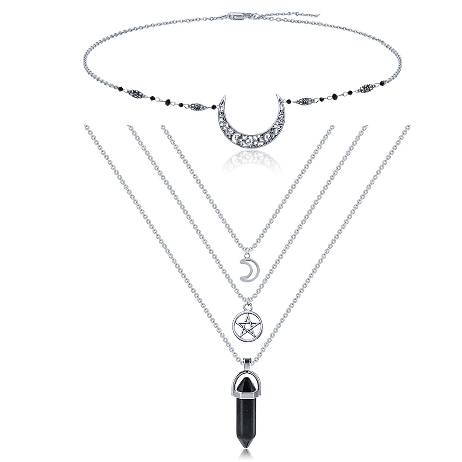 Papasgix pendentif hexagonal améthyste, allure chic et énergie potentielle équilibrante.
