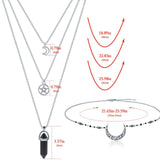 Papasgix pendentif hexagonal pierre naturelle, design durable et usage quotidien.