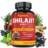 Papnami Shilajit Himalayen capsules, soutien au bien-être général.