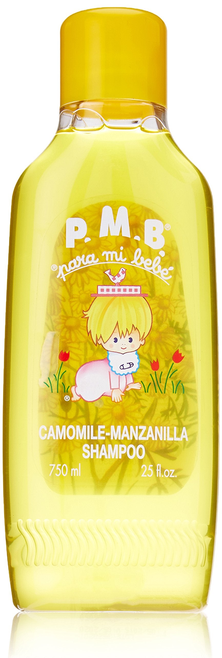Para Mi Bebe Shampoo Chamomile, bouteille: soin quotidien pour cheveux délicats des bébés.