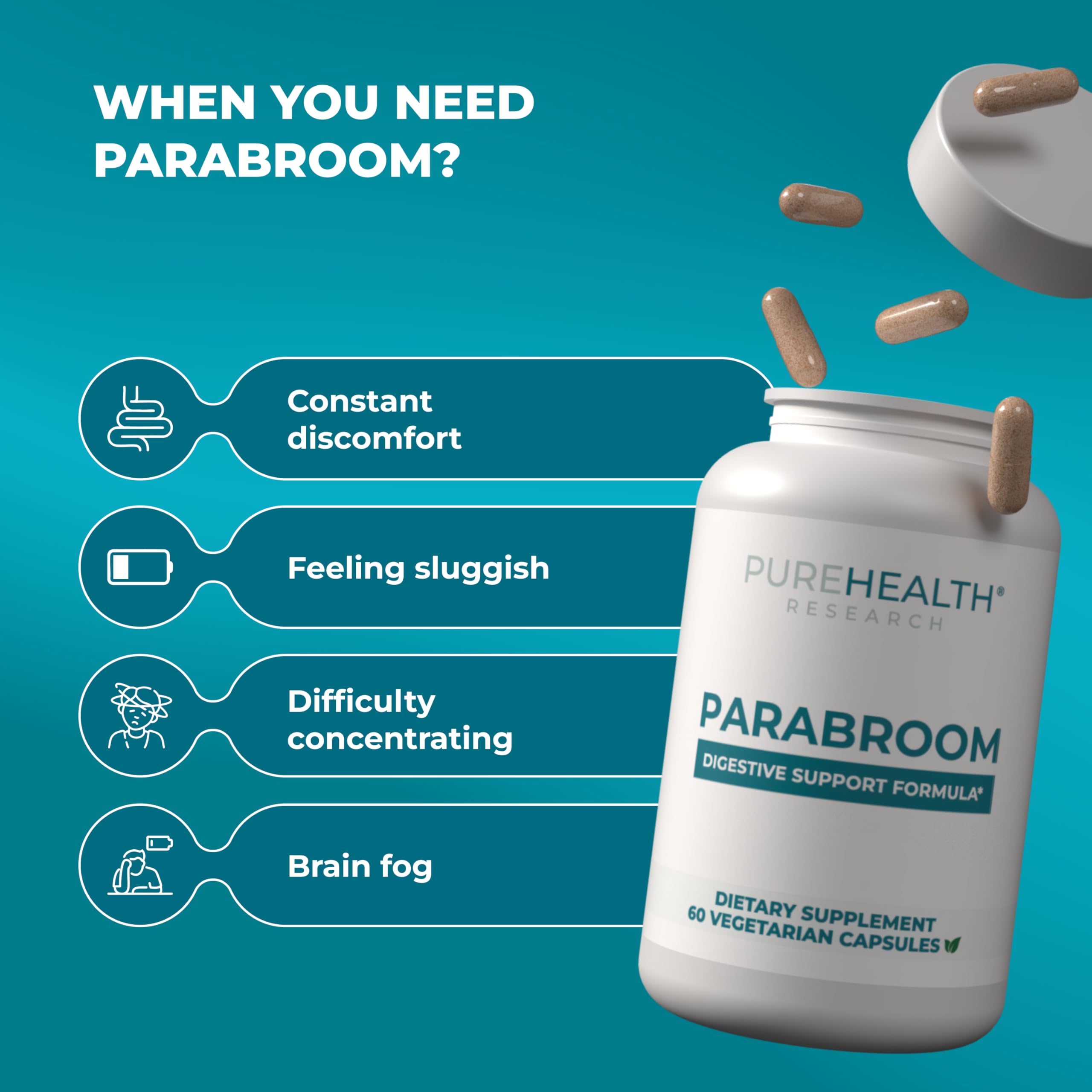 Parabroom – capsules quotidiennes faciles à prendre.