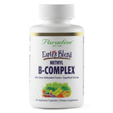 Paradise Herbs B-Complex: bouteille de capsules prête pour une routine matinale énergie