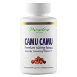 Paradise Herbs Camu Camu Extrait – bouteille, vitamine C naturelle pour l énergie quotidienne
