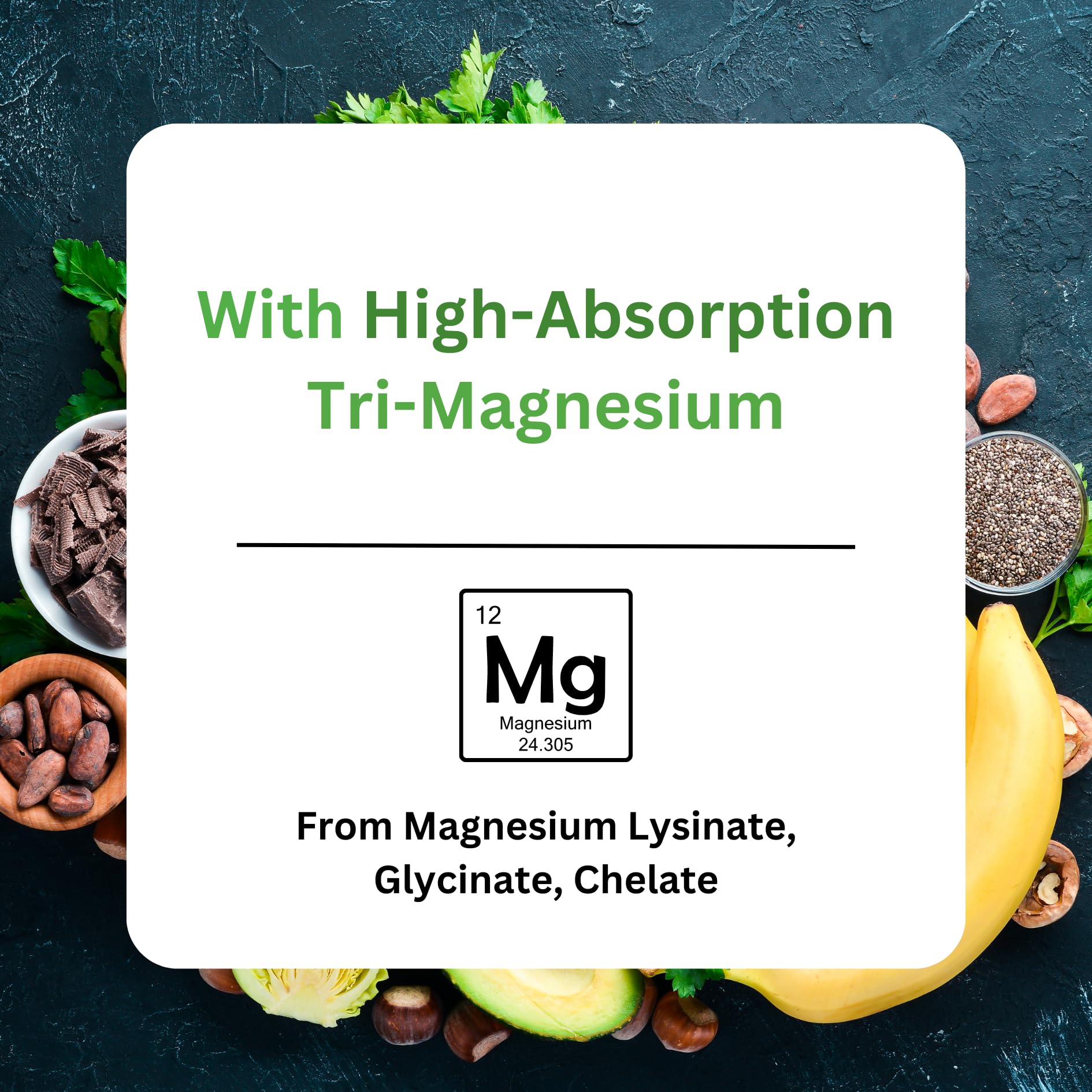 Paradise Herbs Earth's Blend Magnésium : emballage naturel sans additifs superflus.