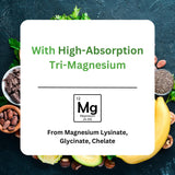Paradise Herbs Earth's Blend Magnésium : emballage naturel sans additifs superflus.