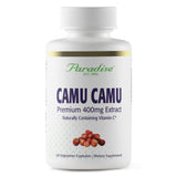 Paradise Herbs Camu Camu extrait en bouteille, source naturelle de vitamine C pour l'énergie