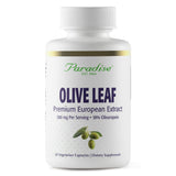 Paradise Herbs Olive Leaf Extract, bouteille avec étiquette, soutien antioxydant potentiel.