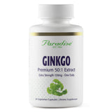 Paradise Herbs Ginkgo Biloba extrait – bouteille: soutien potentiel à la concentration