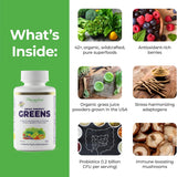 Paradise Herbs ORAC Energy: etiquette du produit affichant les ingrédients et l'origine biologique.