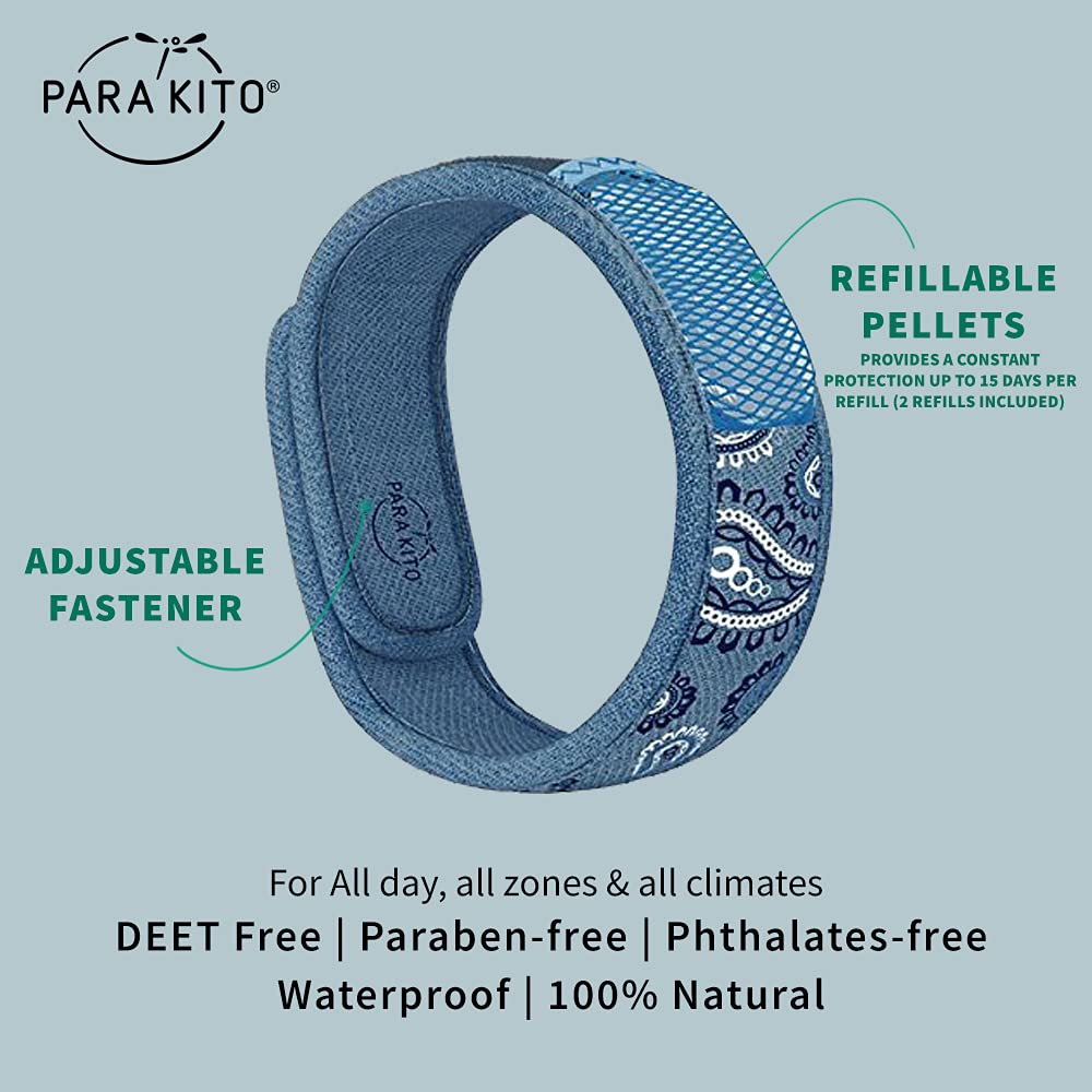 Bracelet PARA'KITO poignet reglable, confort tout au long de la journée.