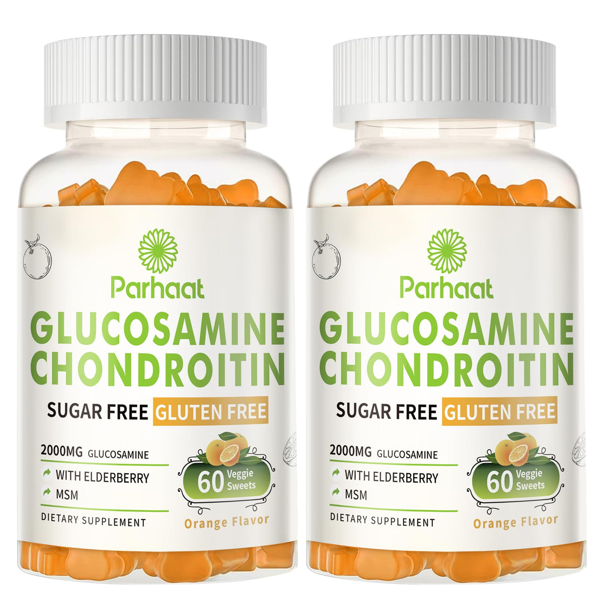 Parhaat bonbons gélifiés glucosamine-chondroïtine visuel 1 — soutien articulaire facile à intégrer.