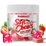Parhaat Fer Soft Chew – Bouteille pratique pour la routine quotidienne.