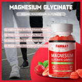 Parhaat gommes magnésium glycinate, complément quotidien potentiel pour le système nerveux.