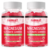 Gommes Parhaat Magnésium Glycinate en bouteille, goût framboise, pratique en routine quotidienne.