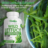 Parker Naturals Wild Lettuce Extract – gélules végétariennes faciles à intégrer en soirée