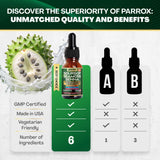 Parrox arôme fruits rouges naturel, saveur agréable.