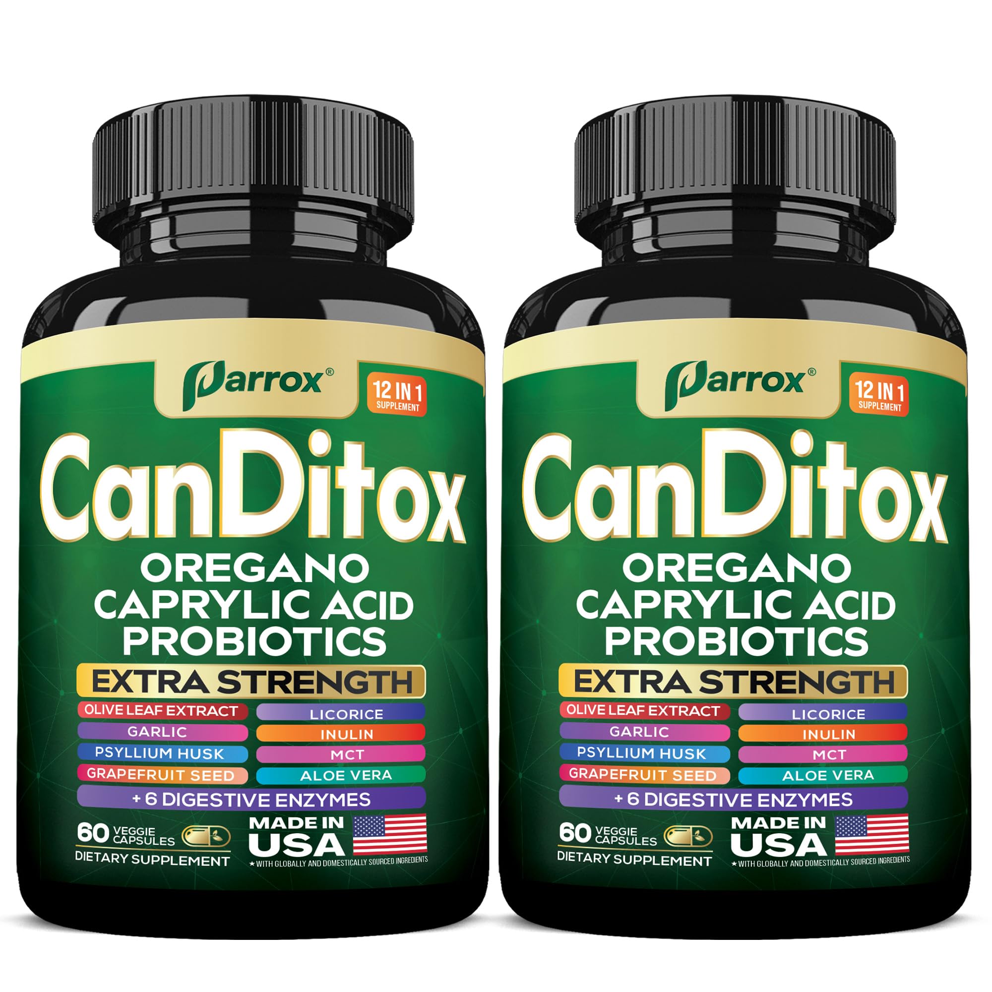 Parrox CanDitox capsules origan, soutien potentiel à la digestion et simplicité d’utilisation.
