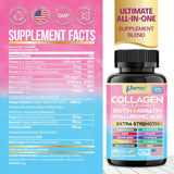 Parrox Collagen 14-en-1 – capsules: prise quotidienne pratique pour peau et cheveux.