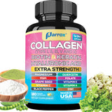 Parrox Collagene 14-en-1, bouteille élégante soutenant peau, cheveux et ongles.