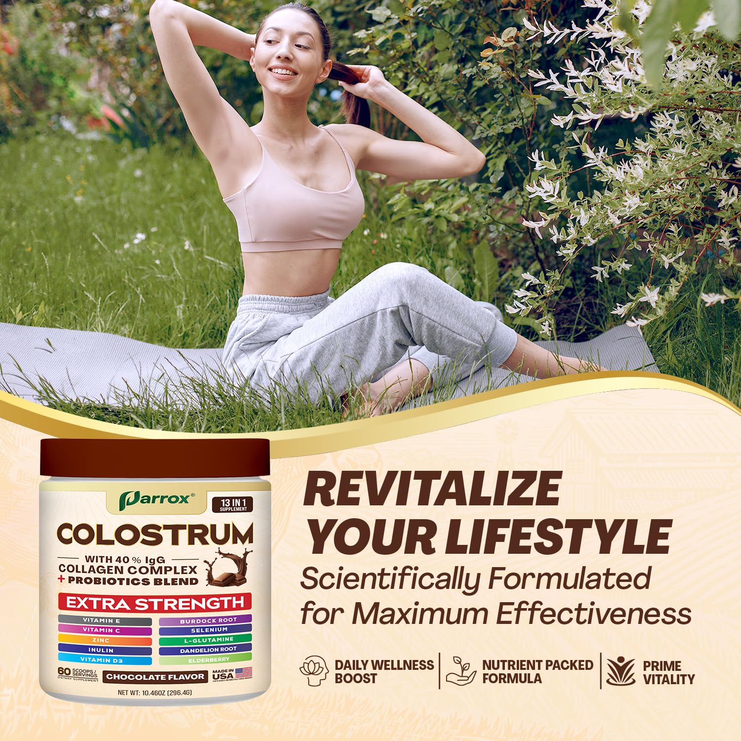 Mélange 13-en-1 Parrox avec vitamines et minéraux essentiels