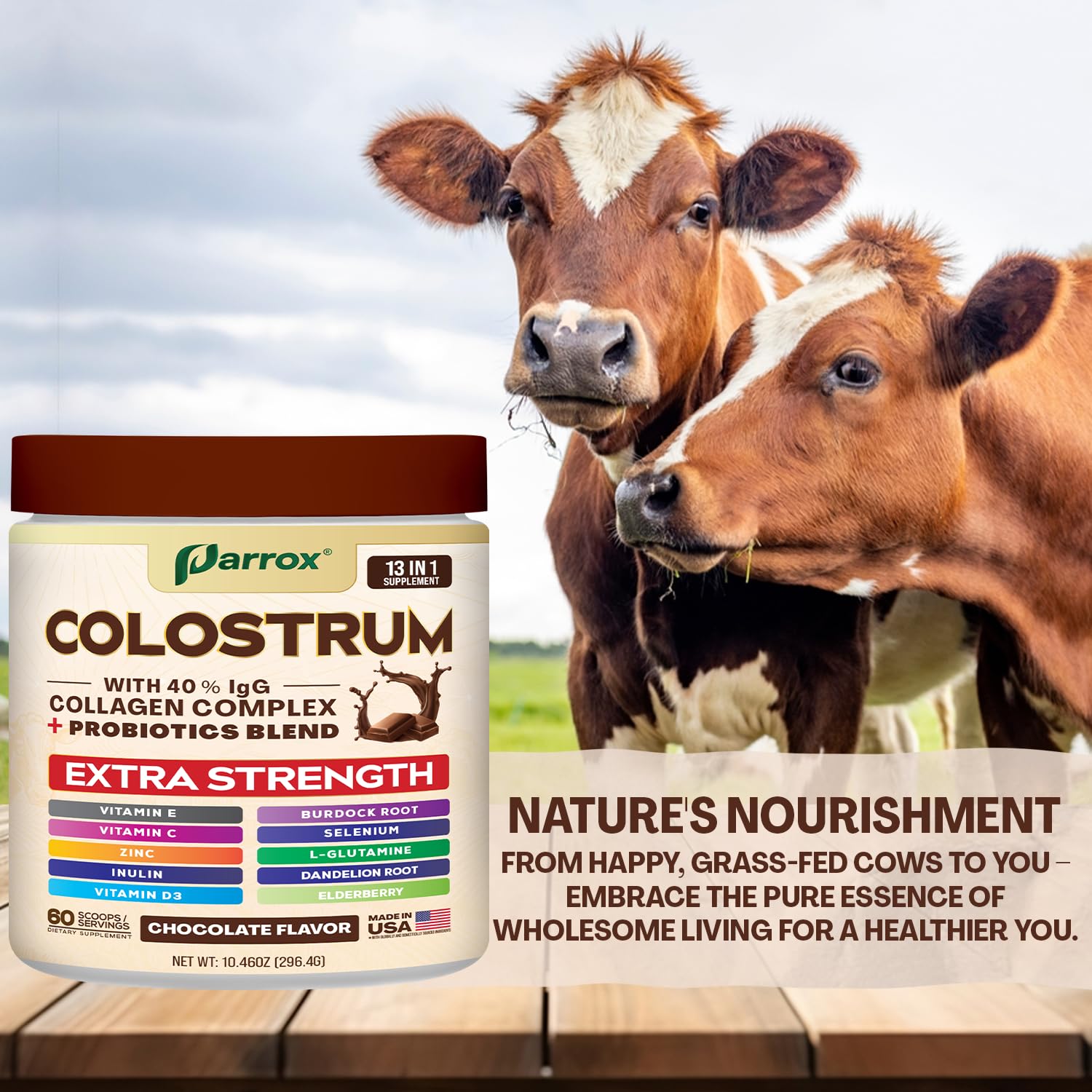 Fabrication américaine de qualité Parrox Colostrum