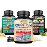 Parrox Complete Vitality Trio – bouteille Sea Moss pour énergie naturelle et équilibre quotidien.