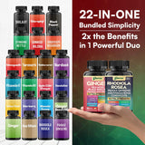 Parrox ensemble de dosages quotidiens, simplification de votre routine bien-être.