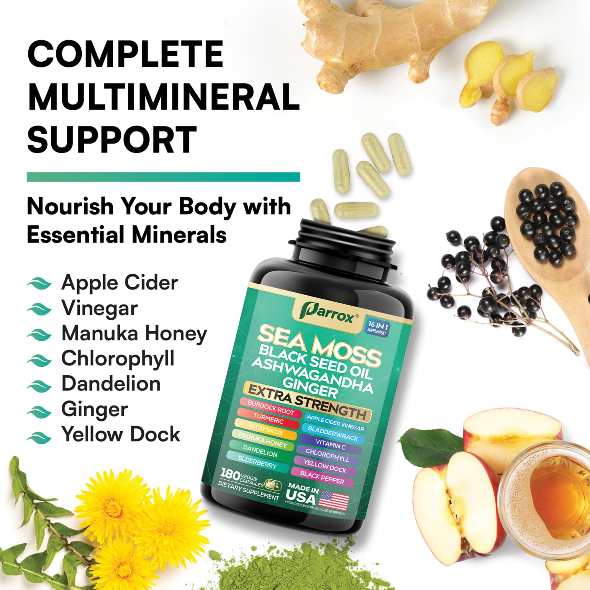 Parrox gingembre: gélules aux notes aromatiques et vitalité potentielle