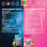Parrox gommes: absorption améliorée avec Ashwagandha et L-Theanine pour la concentration.