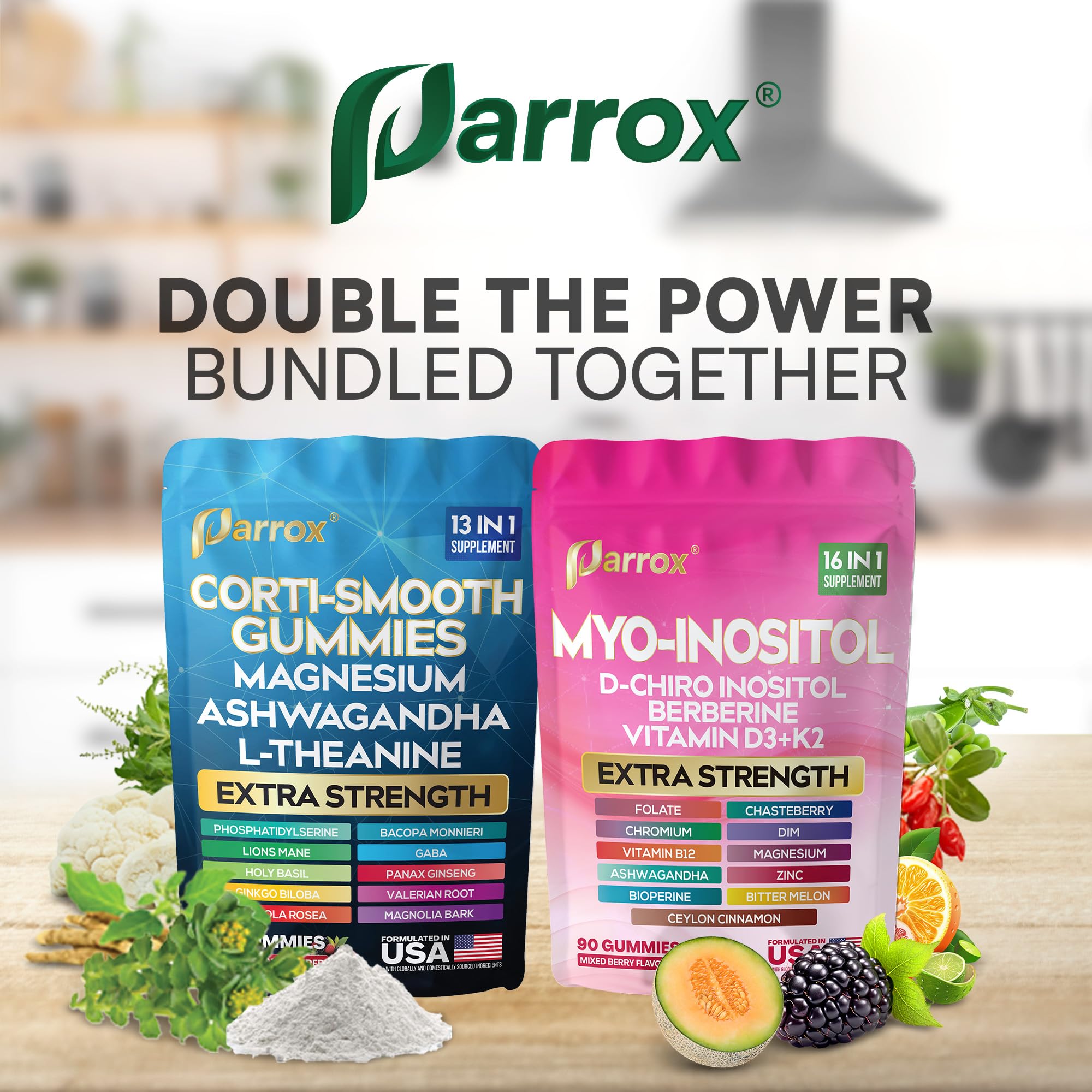 Parrox gommes: berberine et éléments clés pour l’équilibre et la stabilité d’humeur.