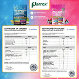 Parrox gommes: crinière de lion pour énergie et concentration.