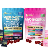 Parrox gommes: soutien cortisol et Myo-Inositol pour un équilibre quotidien.