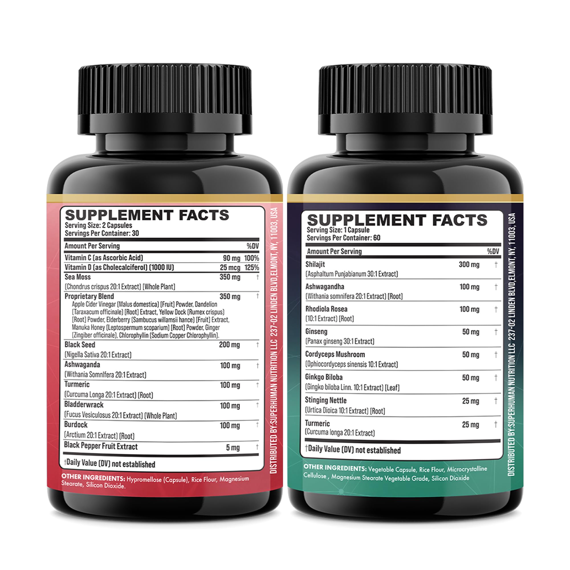 Parrox ingredients-profil, aperçu des plantes et actifs inclus.