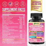 Parrox Myo-Inositol – détails des ingrédients et nutriments clés.