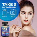 Parrox NAD+ résveratrol, curcuma et ashwaganda pour équilibre naturel.