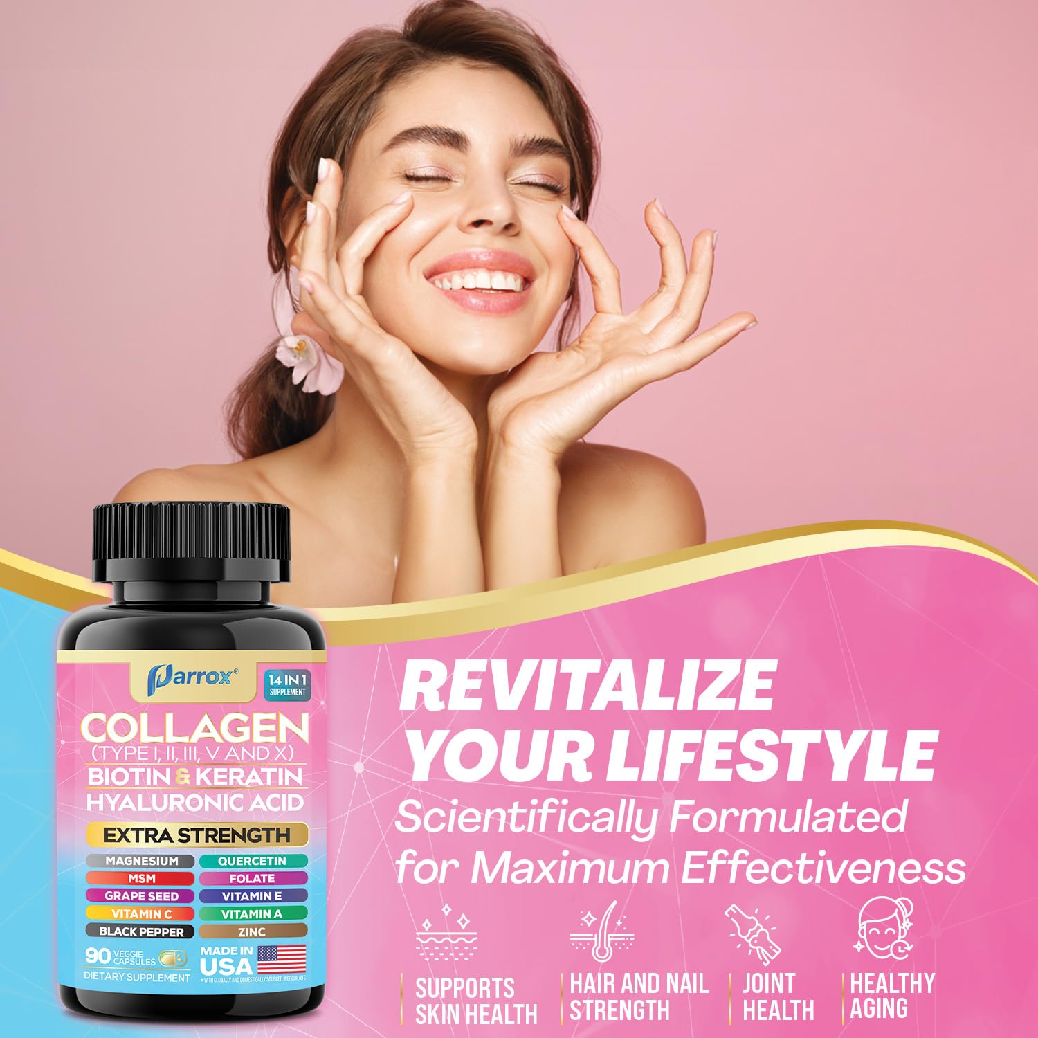 Parrox: quercétine et vitamines pour soutien nutritionnel quotidien