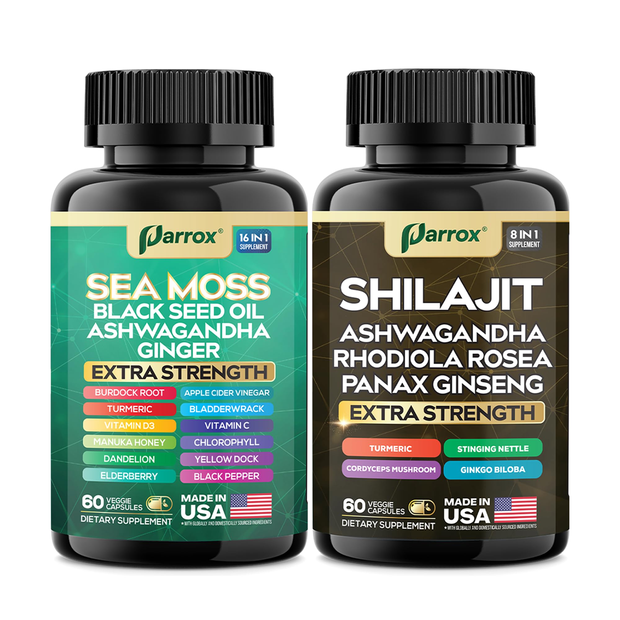 Parrox Rhodiola rosea – 100 mg, résistance au stress potentielle