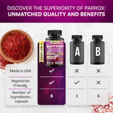 Parrox Safran: glucomannane pour fibre et satiété