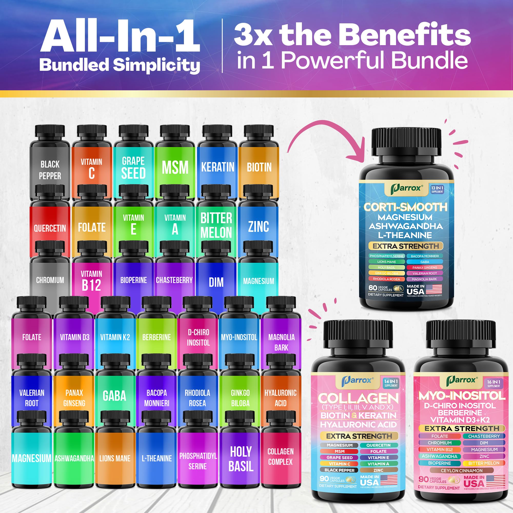 Parrox She Shines Set: formule Myo-Inositol pour l'équilibre quotidien
