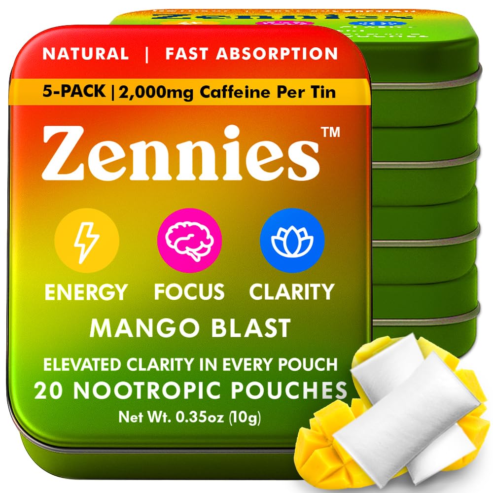 Parrox Zennies : poche caféine rapide pour énergie et concentration.